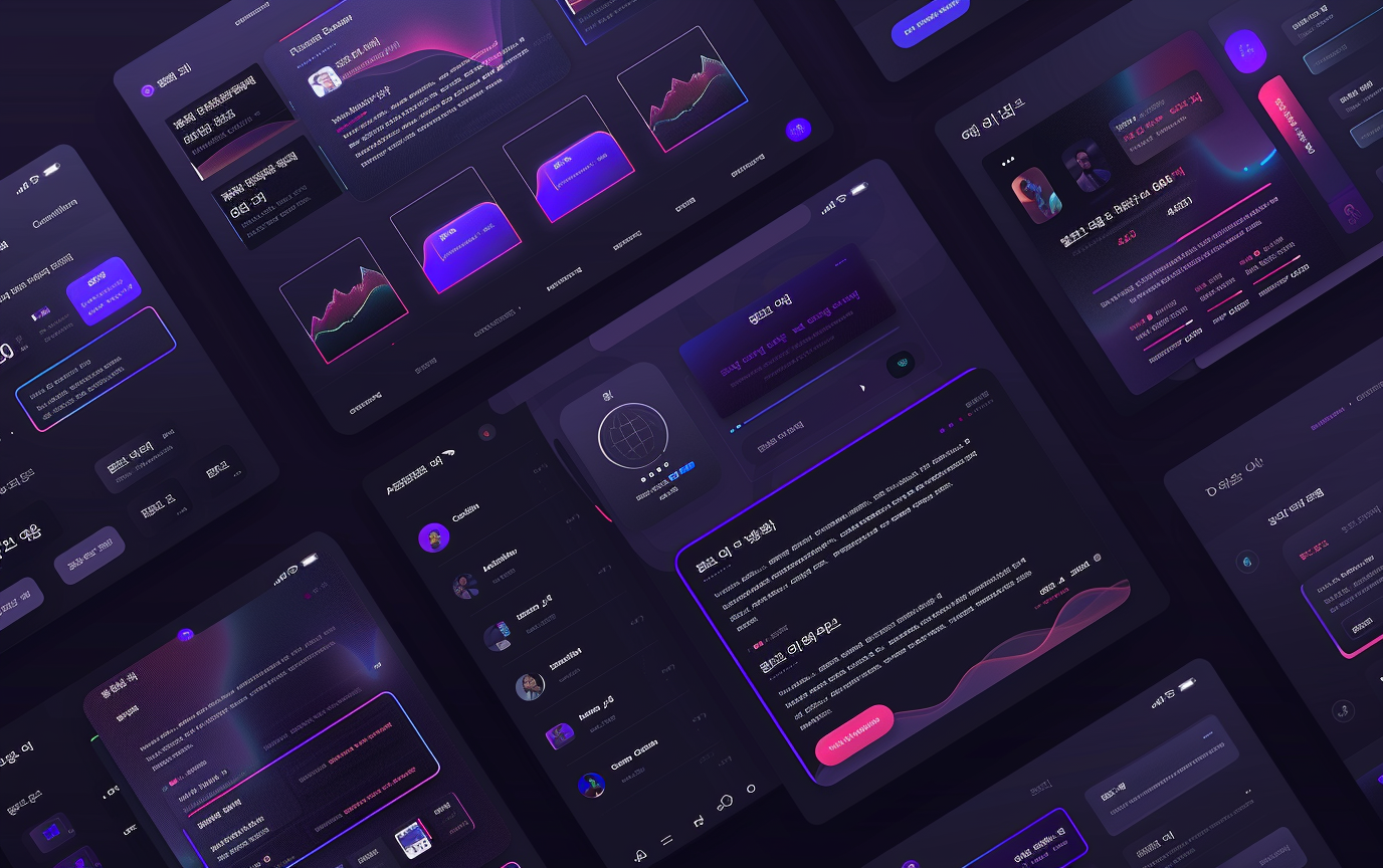 레이디알바 메인 검색 화면